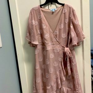 She+Sky wrap cocktail party dress